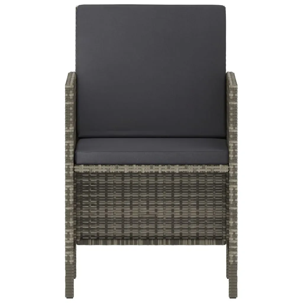 6 Piece Garden Dining Set with Cushions Poly Rattan Price