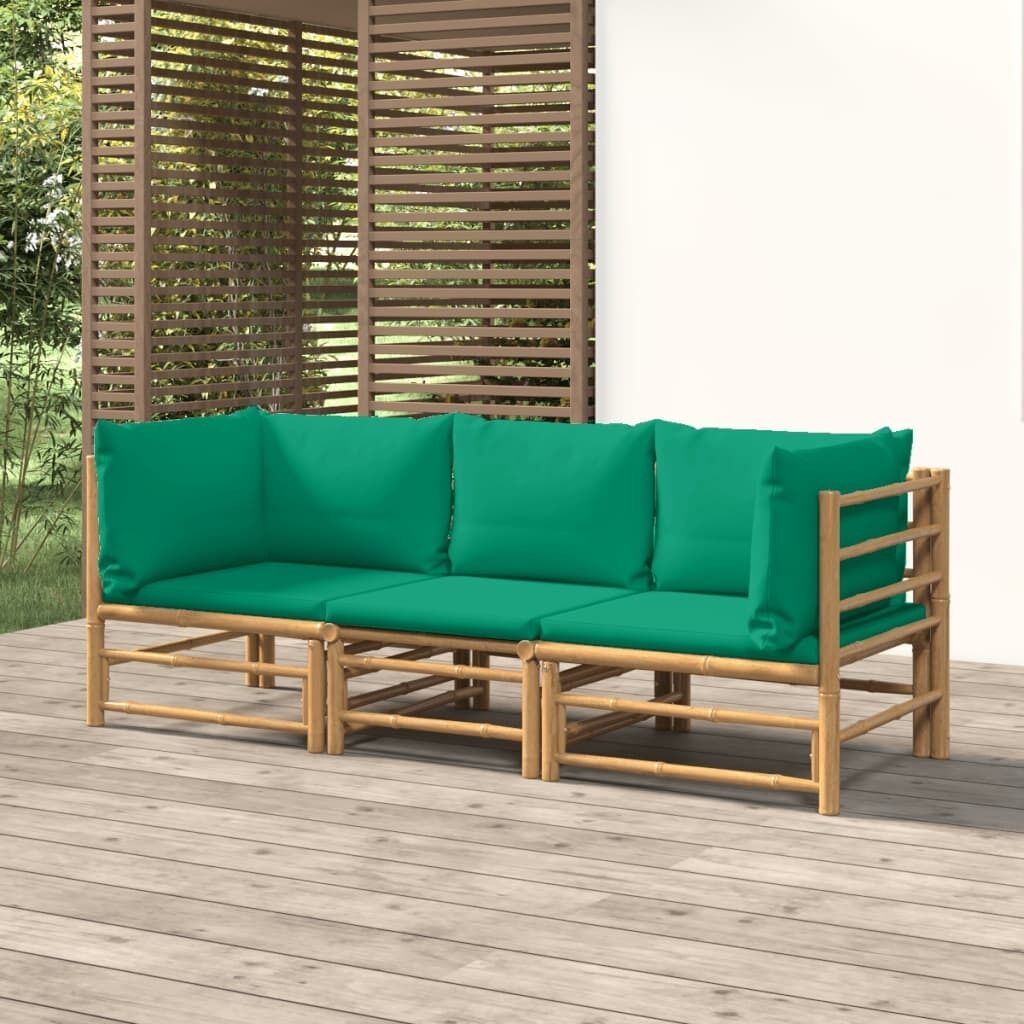 Garden Lounge Set with Cushions Bamboo Price
