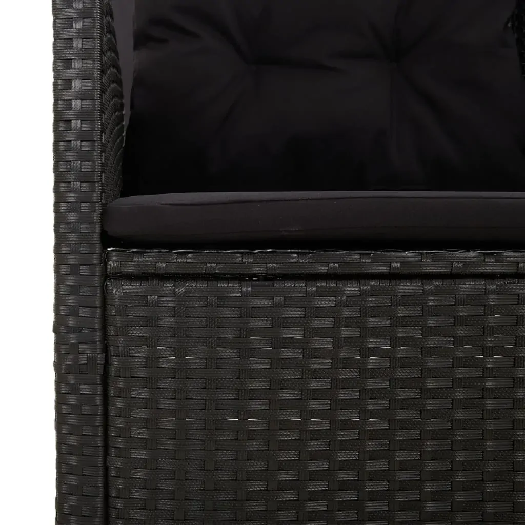 3 Piece Garden Lounge Set with Cushions Poly Rattan Price