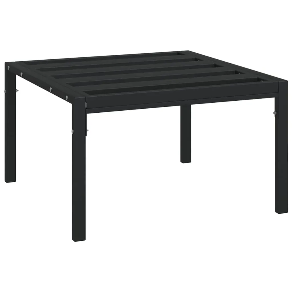 Garden Lounge Set with Grey Cushions Steel Price