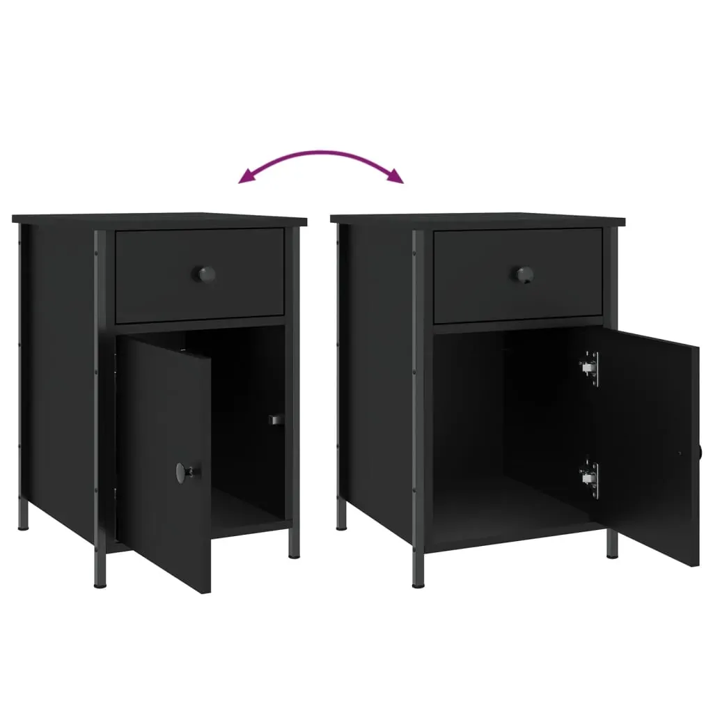 Bedside Cabinet 40x42x60 cm Engineered Wood Price