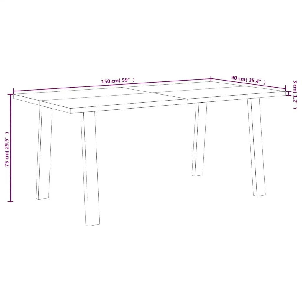 Dining Table Solid Wood Acacia Price