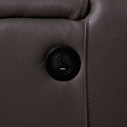 Atlanta Genuine Leather/PVC Grey Colour Price