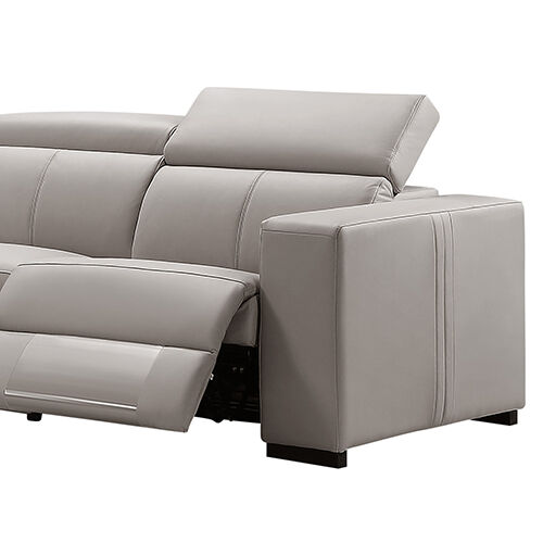 Washington Real Leather Sofa With PVC Cream Color Price