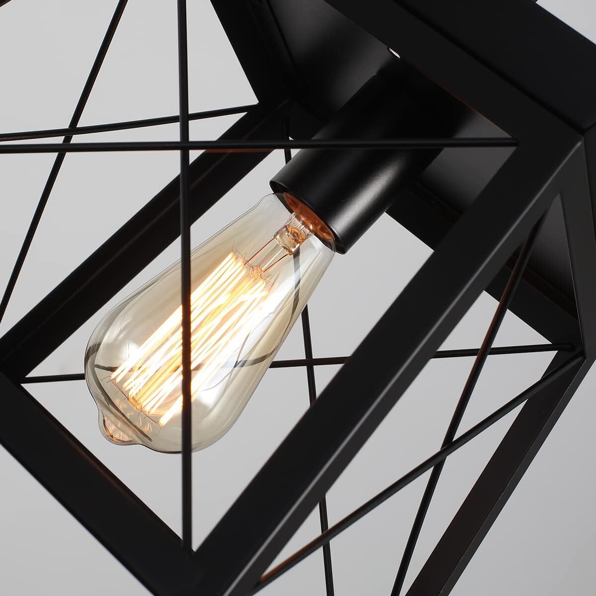 Farmhouse Pendant Light Rustic Lantern Chandelier Black Price