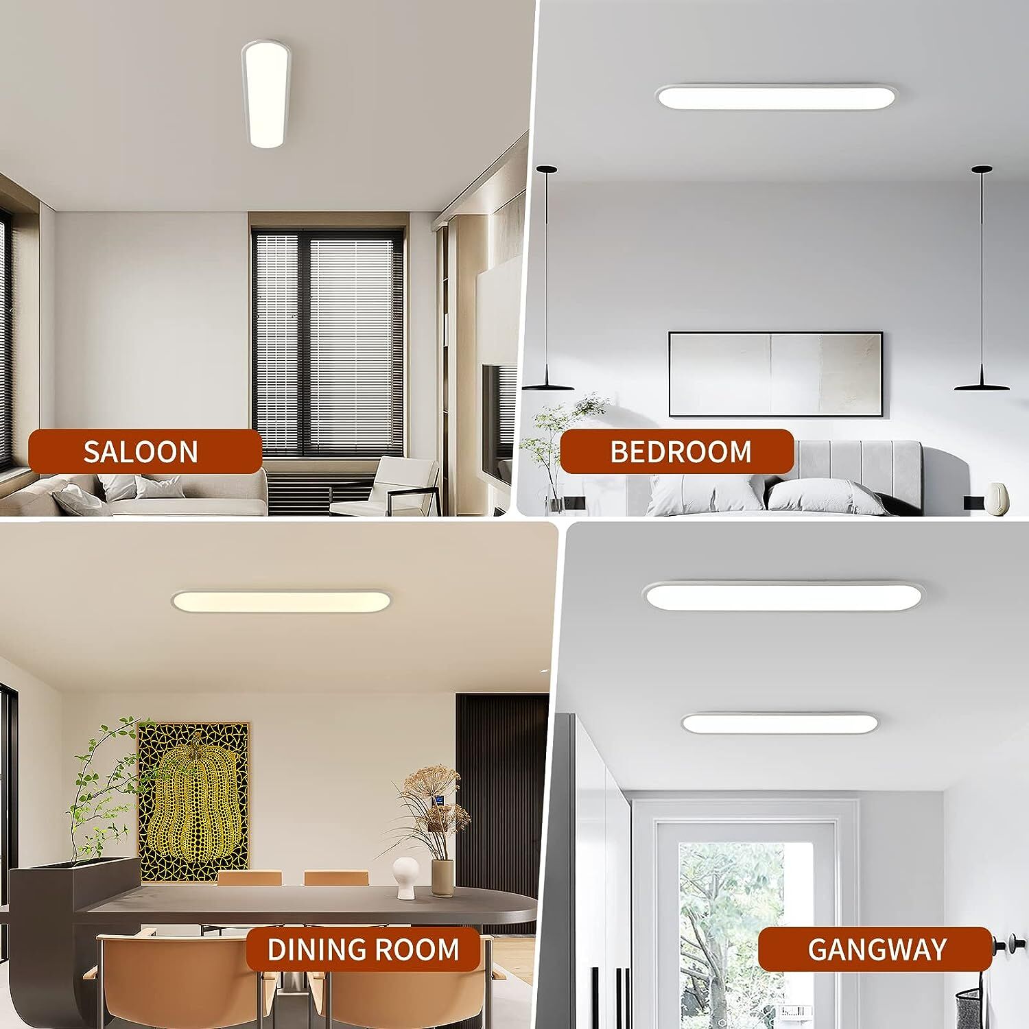 Dimmable LED Ceiling Light, 48W White Price