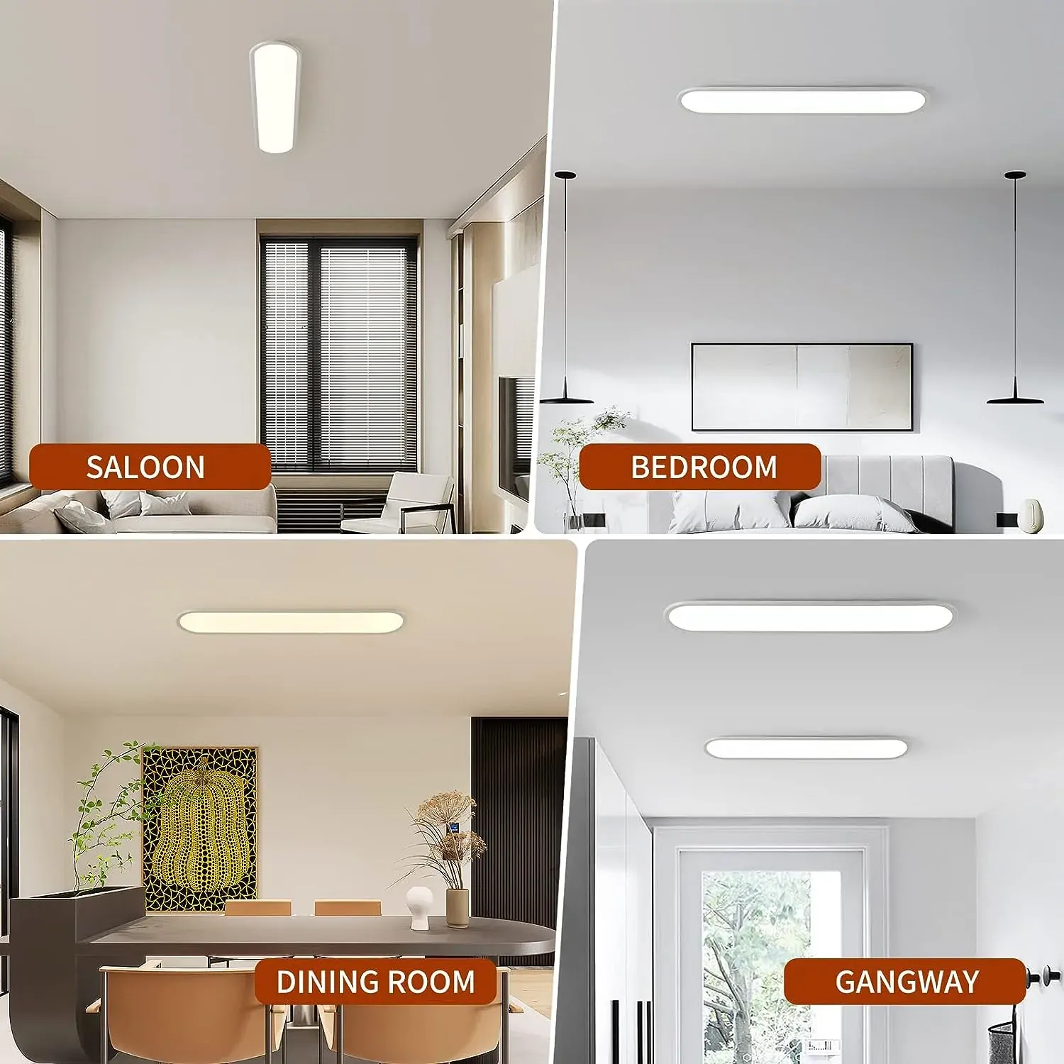 Dimmable LED Ceiling Light, 48W White  Price