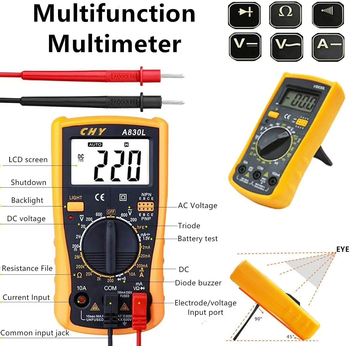 60W Soldering Iron Kit Welding Solder Station Wire Desoldering Pump Multimeter Price