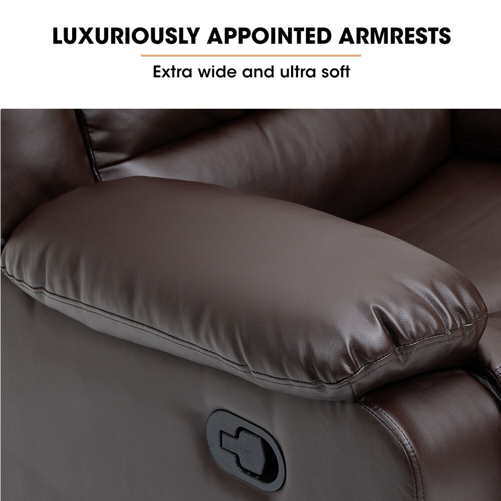 FORTIA Elderly-Friendly Luxury Recliner Chair - Brown Price