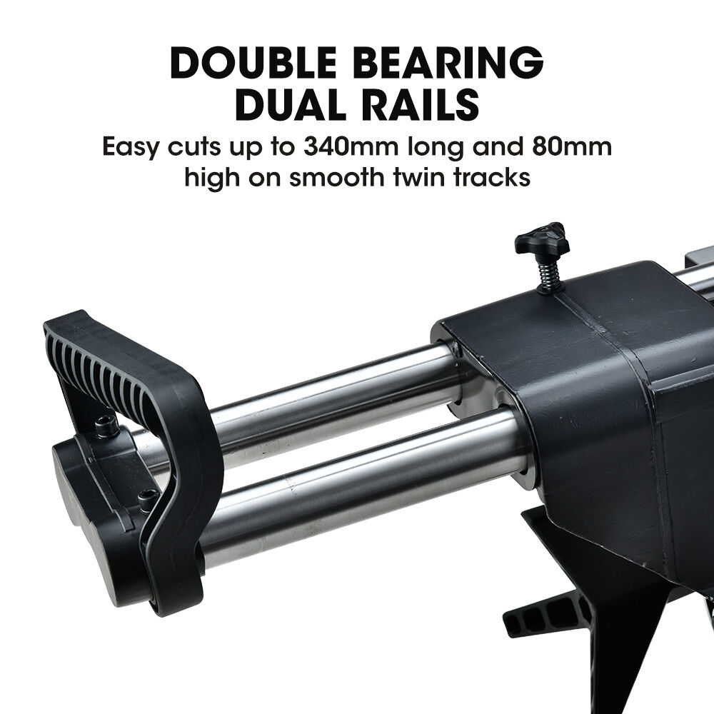 BAUMR-AG 254mm Sliding Compound dual Mitre Drop Saw and Adjustable Stand Combo Price