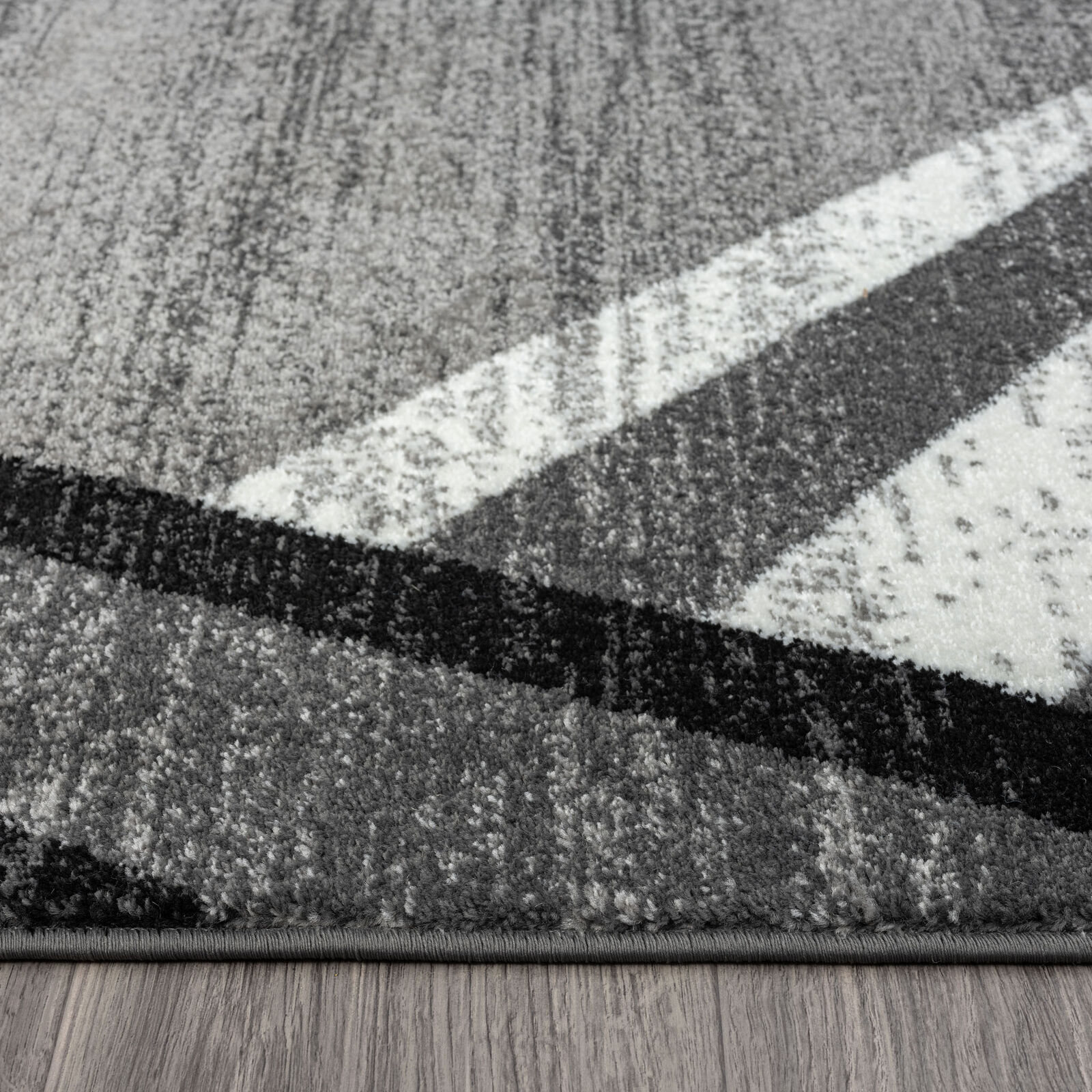 Adore Geometric Textural Rug - Grey - 200x290 Price