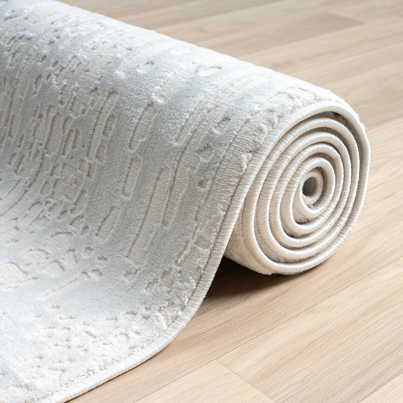 Grande Jacquard Rug - Pearl - 200x290 Price