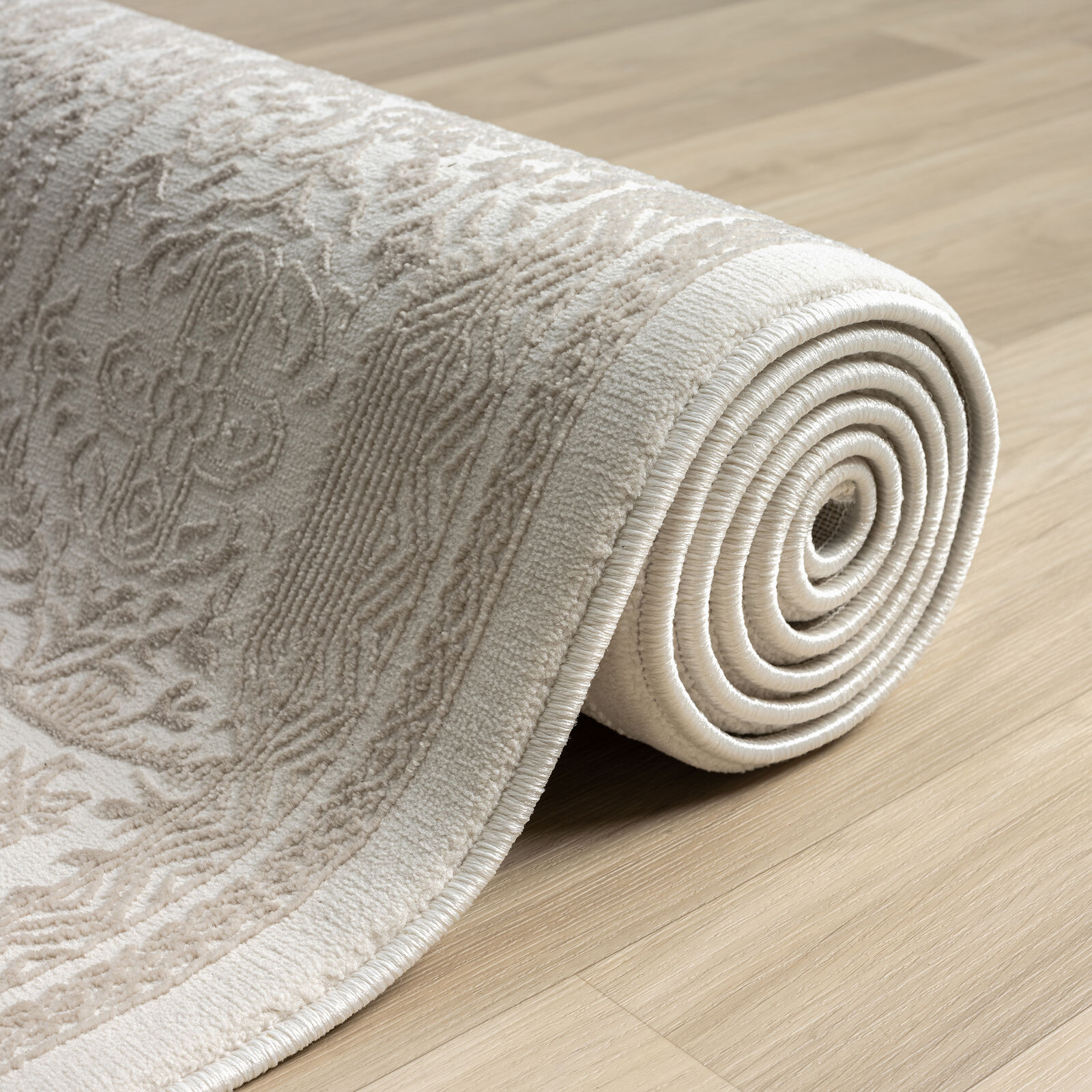 Grande Jacquard Rug - Sand - 240x330 Price
