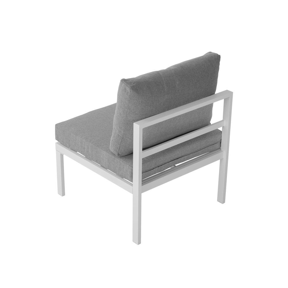 Outdoor White Modern 7 Piece Lounge Set Price