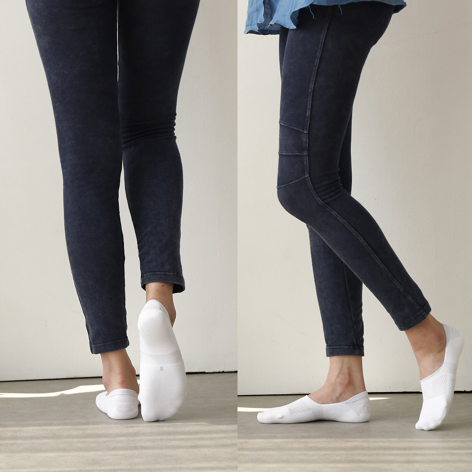 6X Rexy Cushion No Show Ankle Socks Small Non-Slip Breathable WHITE Price