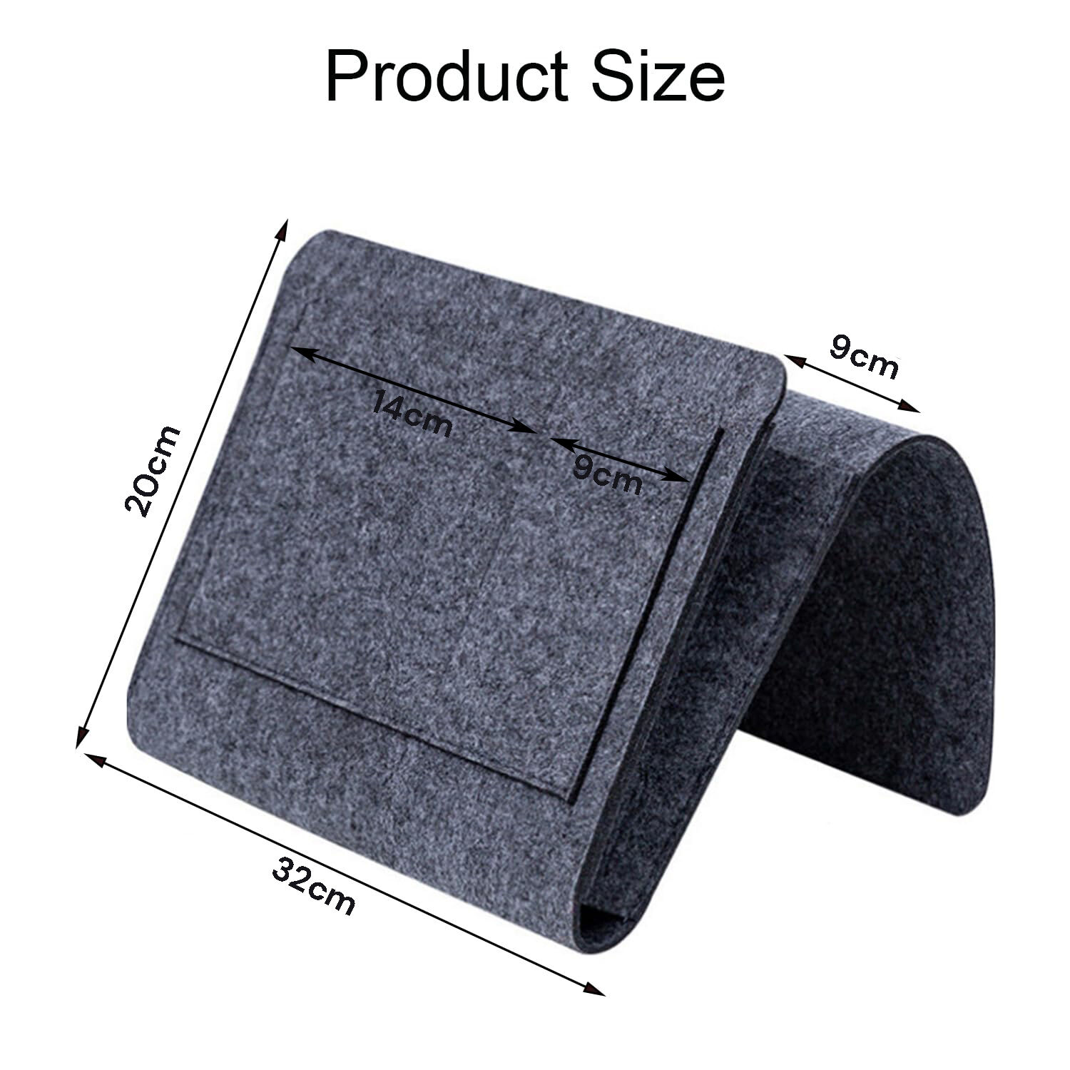 Bed Organiser Bed Caddy Sofa Organiser Bedside Organiser Book Magazines Organiser Dark Grey Price