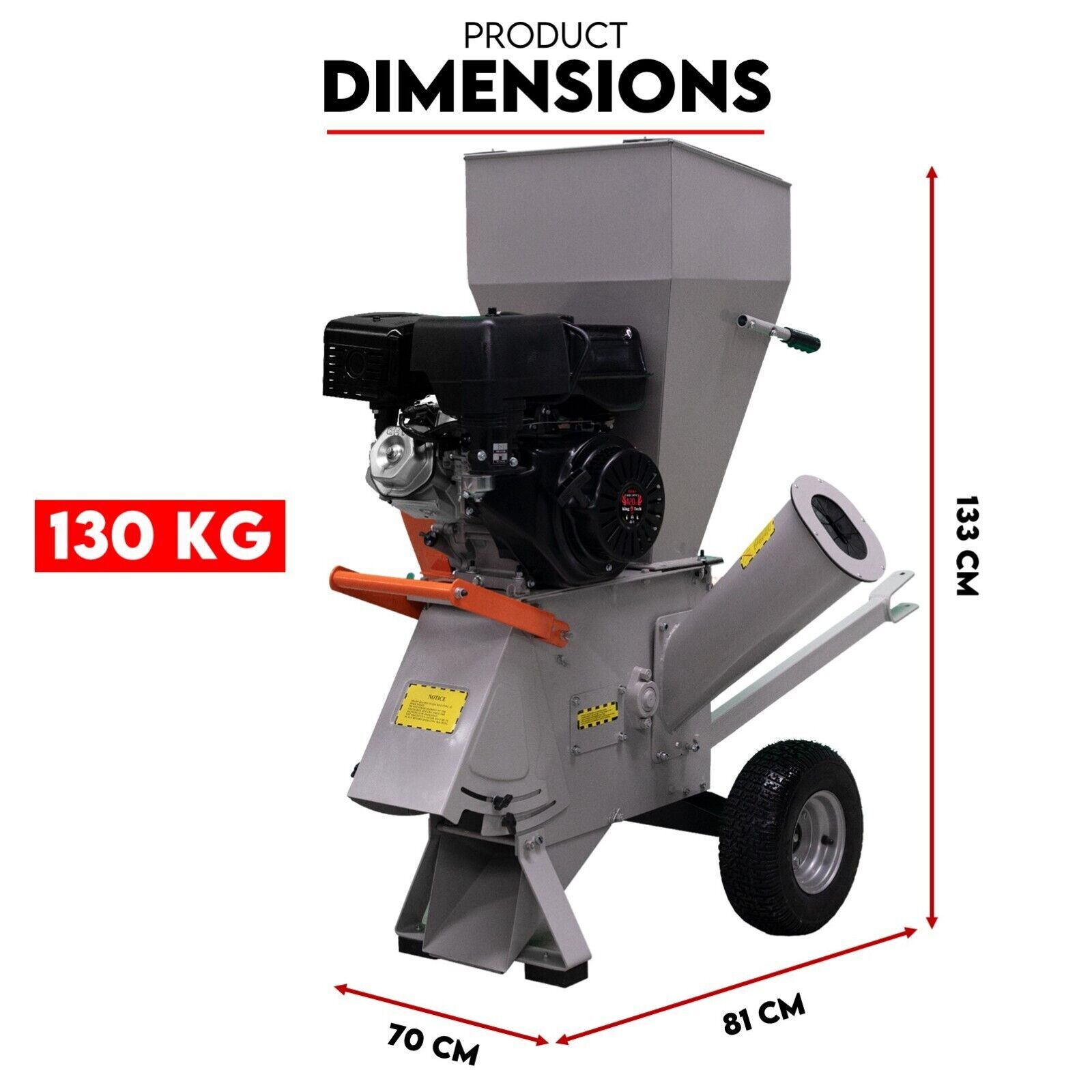 15HP Engine Wood Chipper Garden Mulcher Shredder Mulch Chip Tree Branch Price