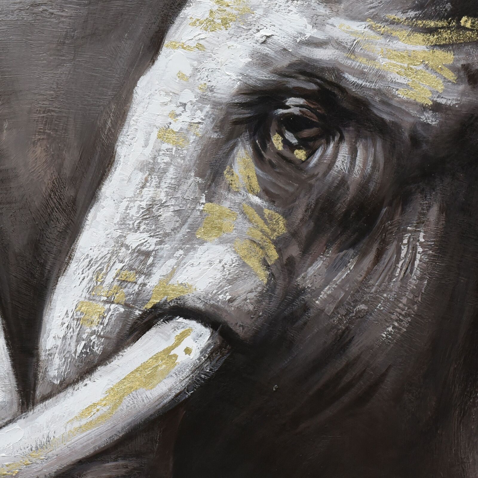 120X80cm Tusker Ties Champagne Framed Hand Painted Canvas Wall Art Price