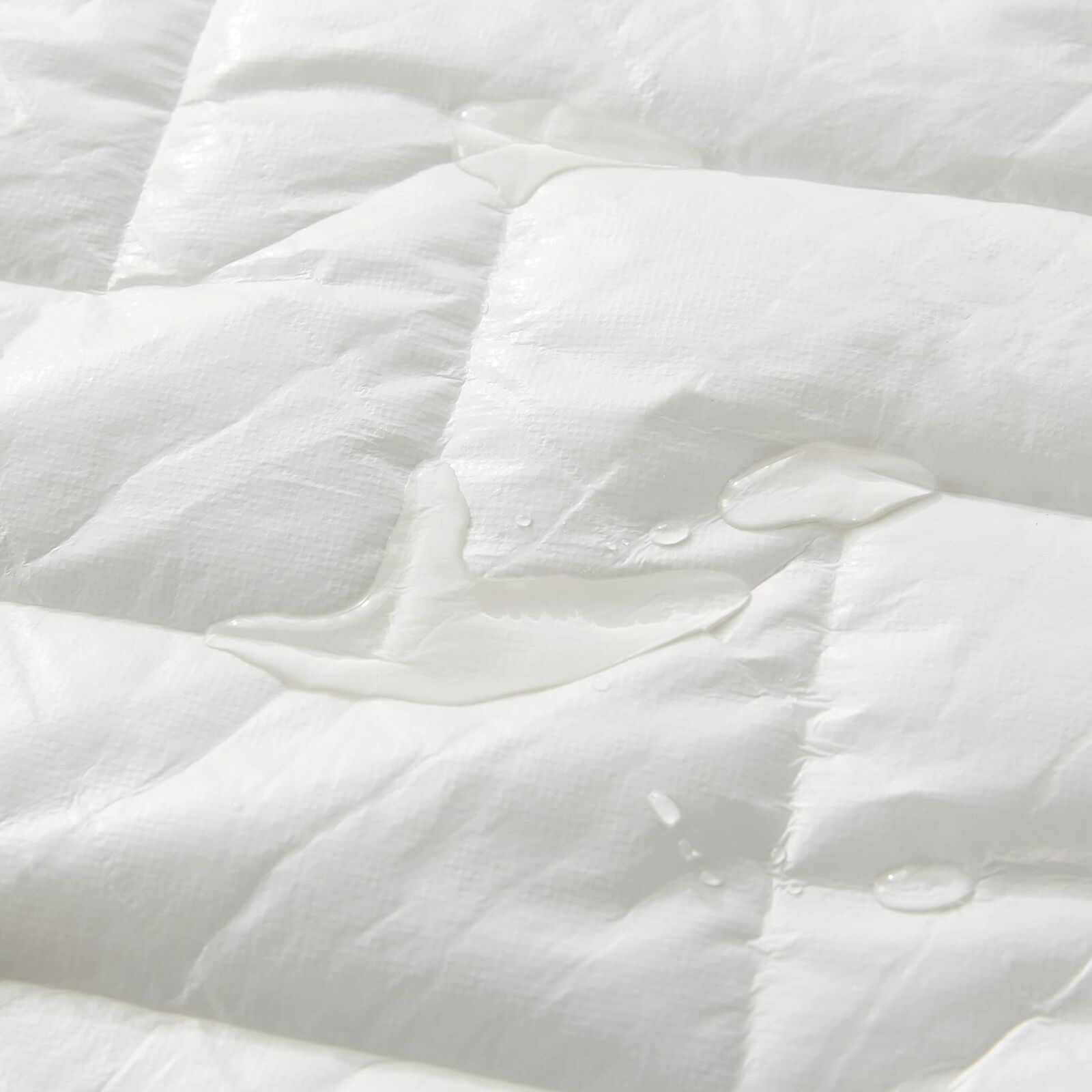 100% Ultra-Soft Cotton Quilted Anti-Microbial Mattress Cover Protector - White - Queen Size Price