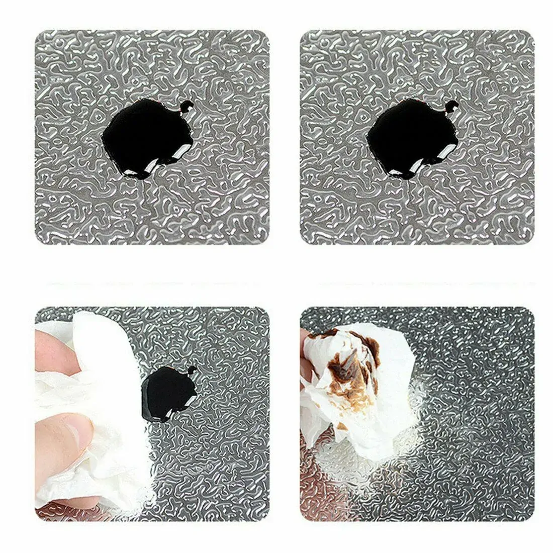 Aluminum Foil Sticker Self Adhesive Oil-proof Waterproof Kitchen Cabinet Wall(40*500cm) Price
