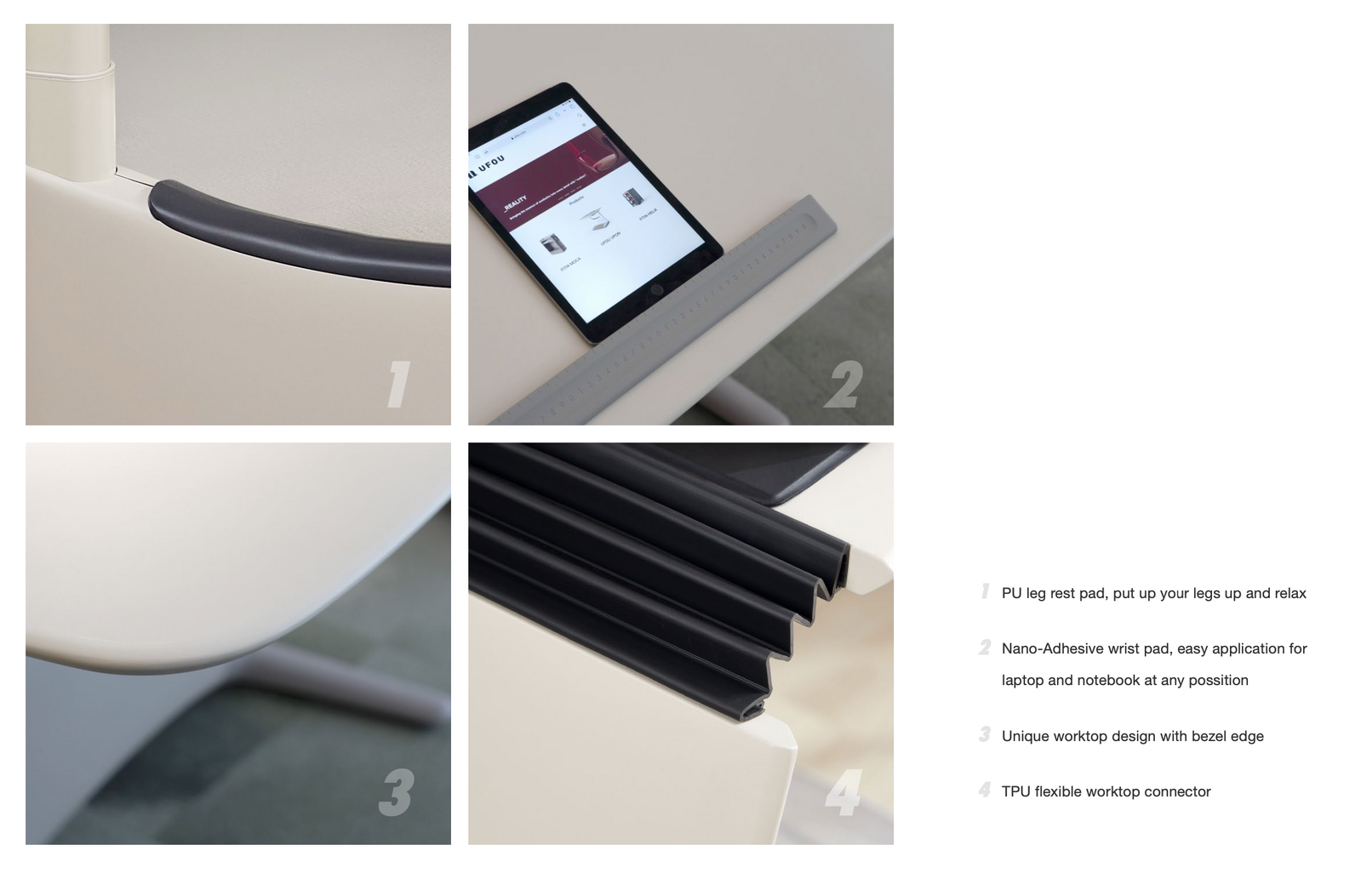 1.2m UFOU UPON Standing Desk Height Adjustable Motorised Electric Sit Stand Table Riser Price
