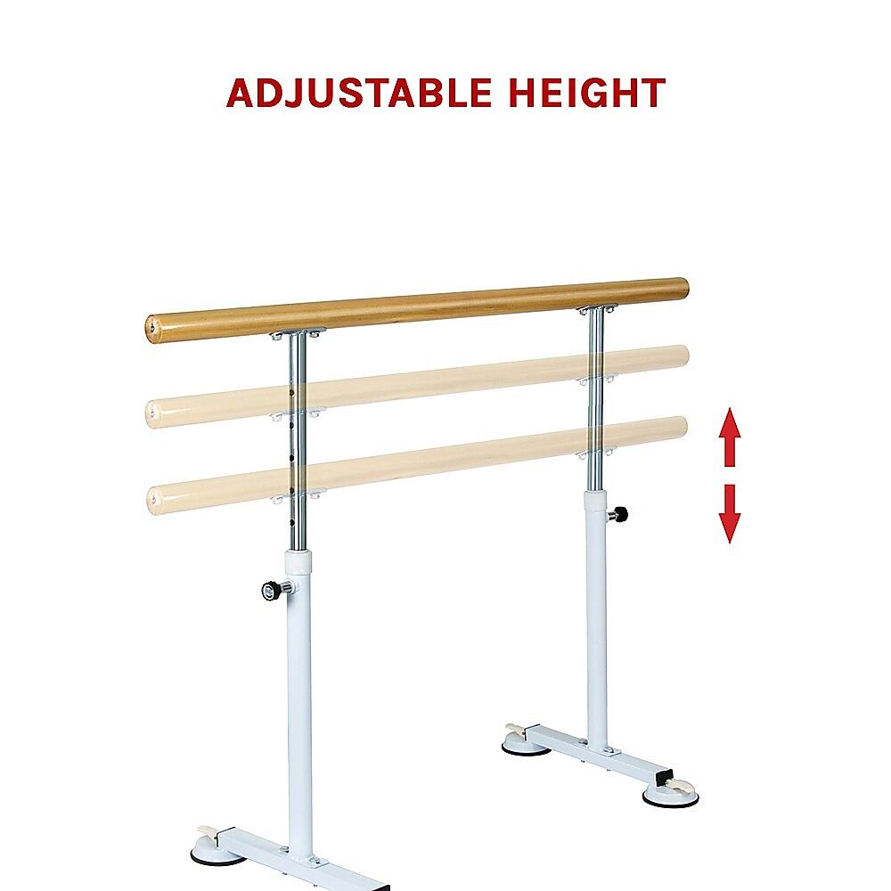 Wooden Portable Ballet Bar Stretch Barre Dance Bar 1.5M Freestanding Ballet Bar Price