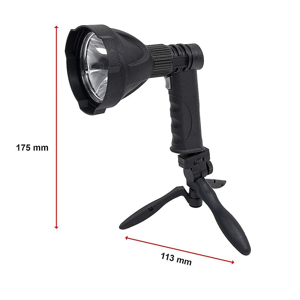 10W Handheld Spot Light Rechargeable LED Spotlight Hunting Shooting 12V Price