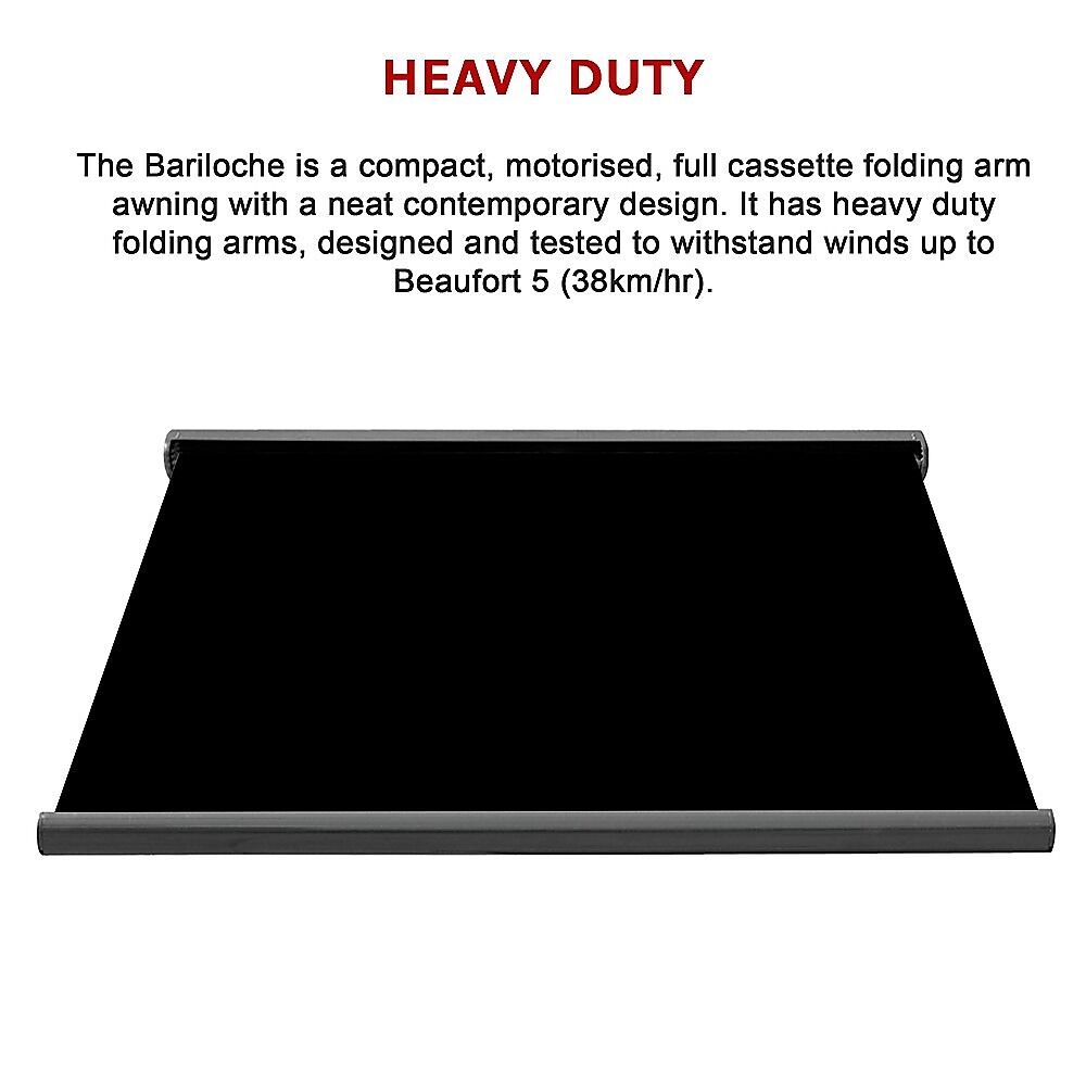 4.0m x 3.0m Retractable Folding Arm Awning Heavy Duty Full Cassette Motorised Price