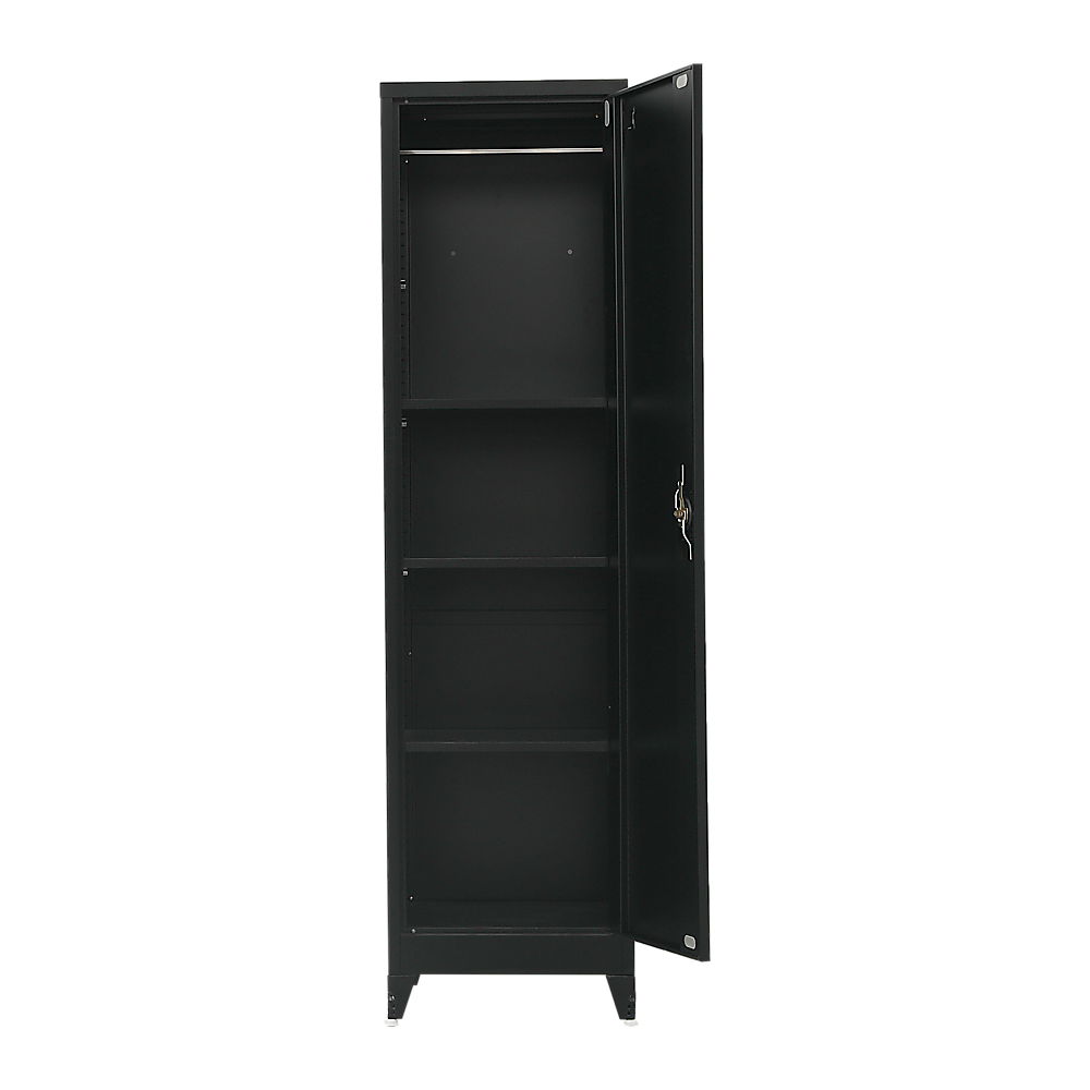 Single-Door Metal Tall Cabinet Shelf Storage for Home Office Gym Price