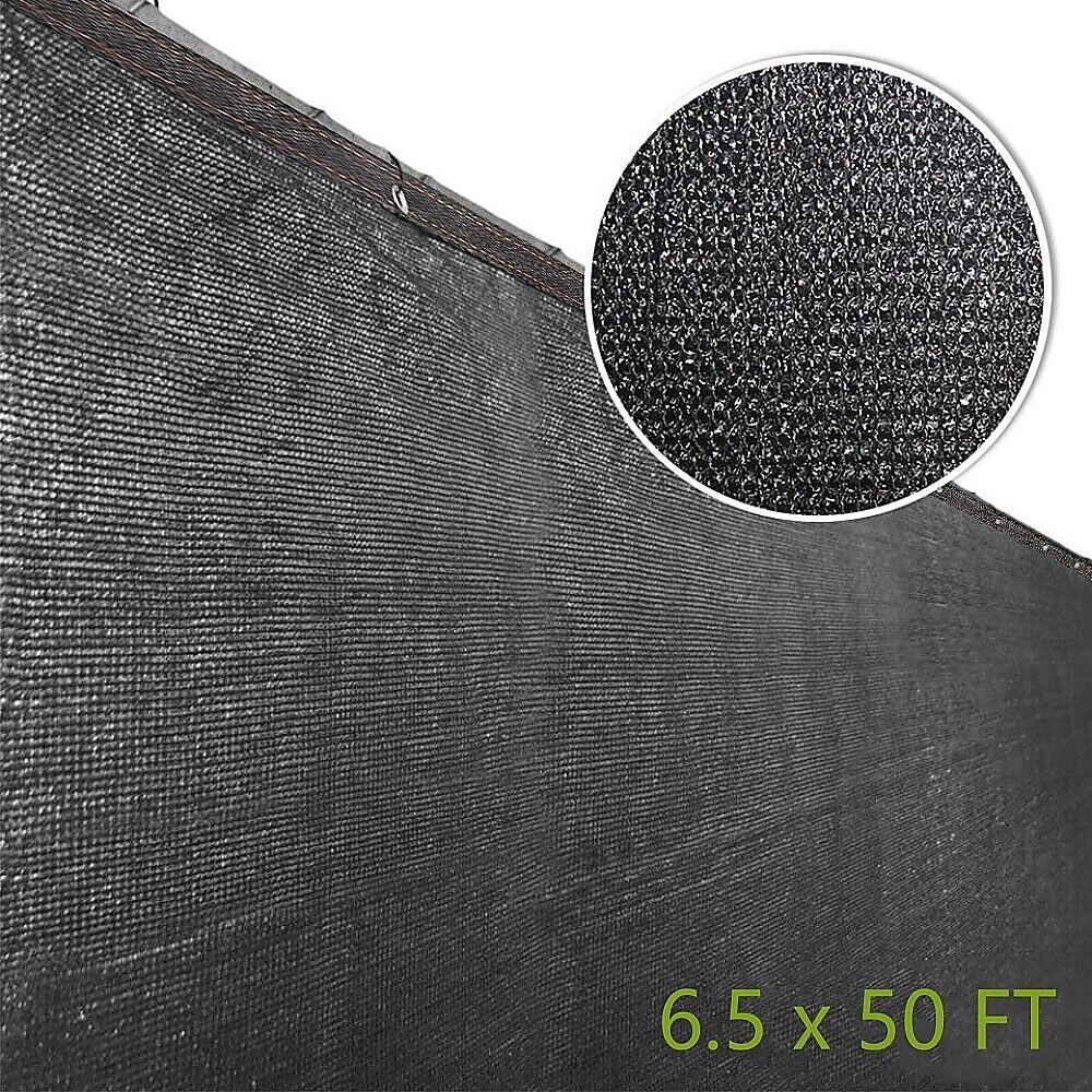 15m x 2m Black Fence Windscreen Privacy Screen Shade Cover Fabric Mesh Garden Price
