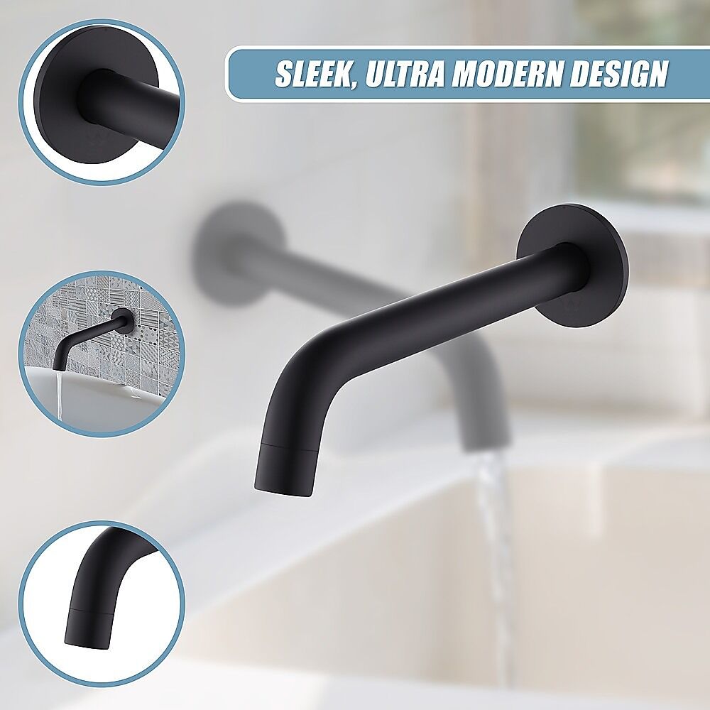 220mm Bath Spout in Matte Black Finish Price