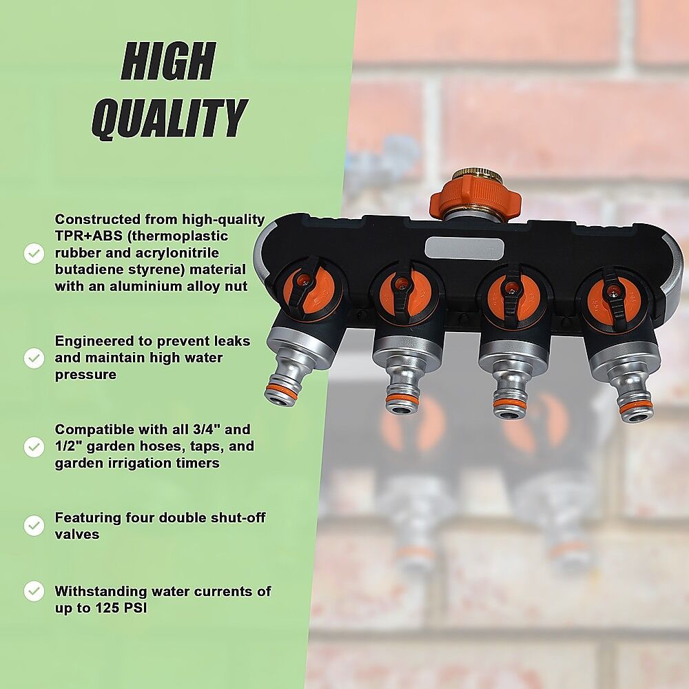 4-Way Water Distributor Garden Irrigation Price