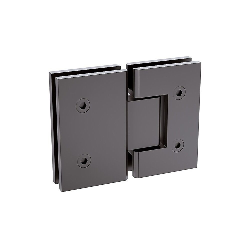 90cm Frameless Glass Bath Screen with Stainless Steel Brackets - Gunmetal Price