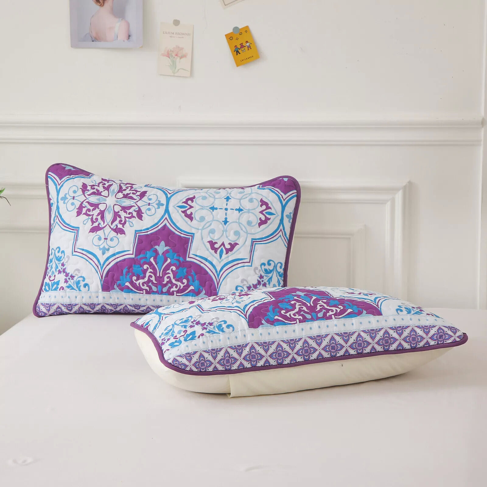 Handsome Quilted Bedspread and Pillowcases Set: Strong, Sturdy, and Stylish - Queen size Price