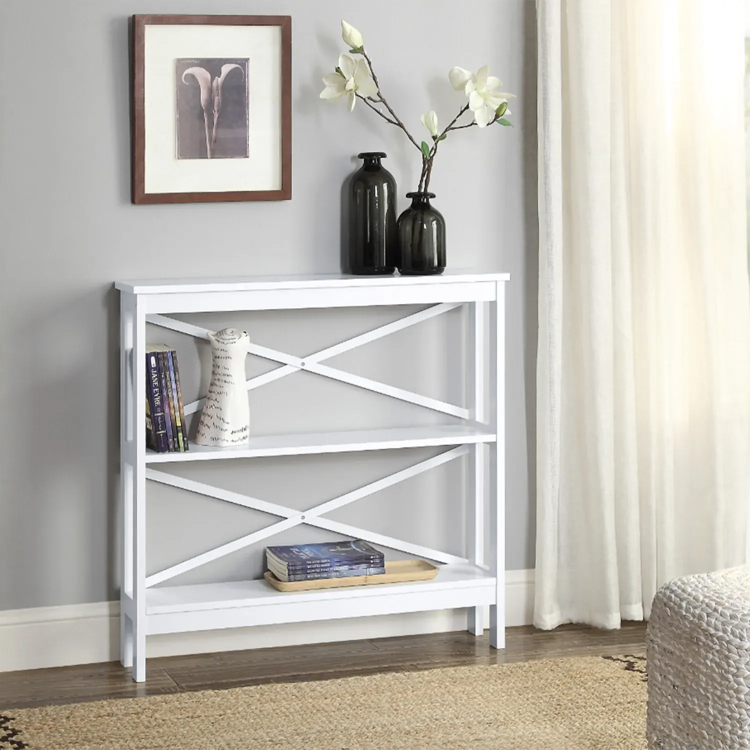 Sarantino Faustine Thin Cross Console Table Price