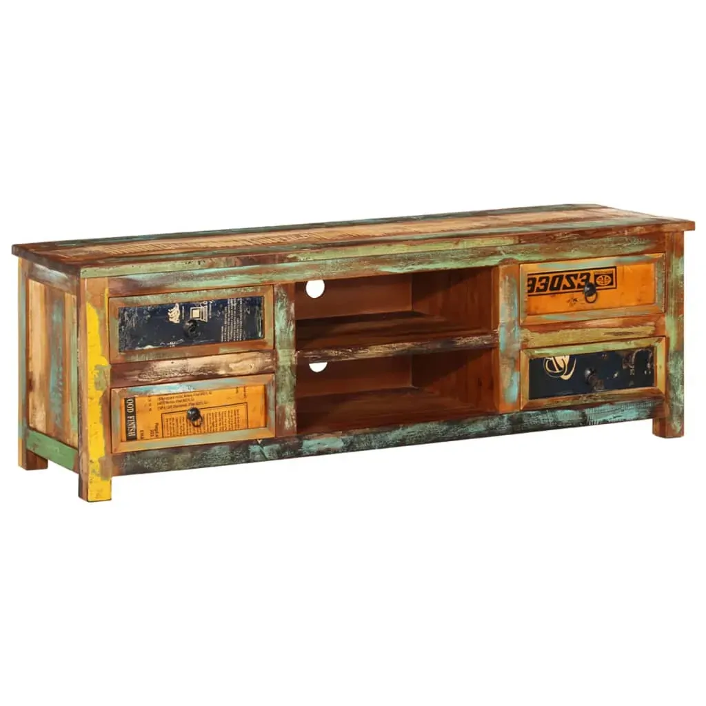Reclaimed Wood TV Cabinet TV Stand 4 Drawers Price