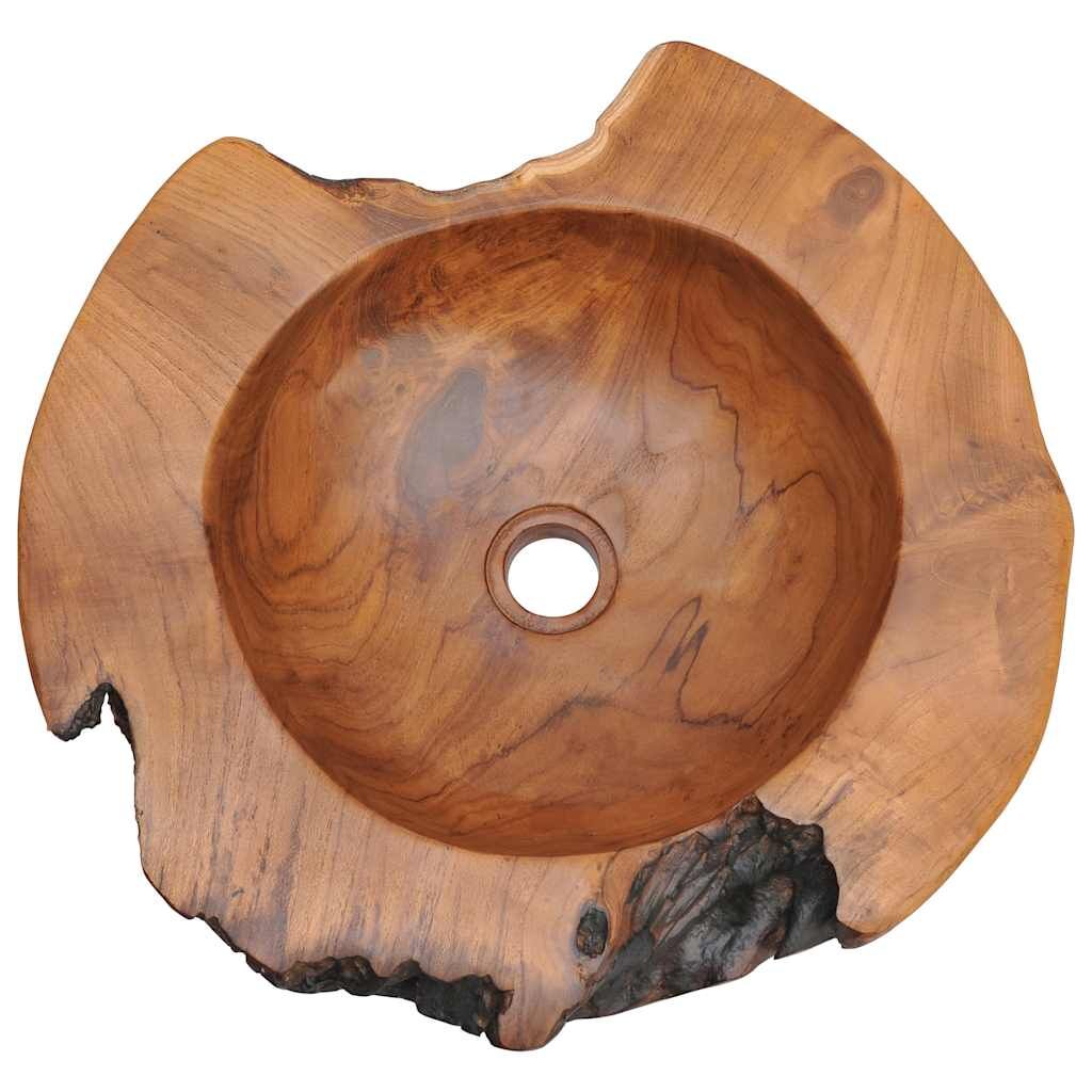 Basin Solid Teak 45 cm Price