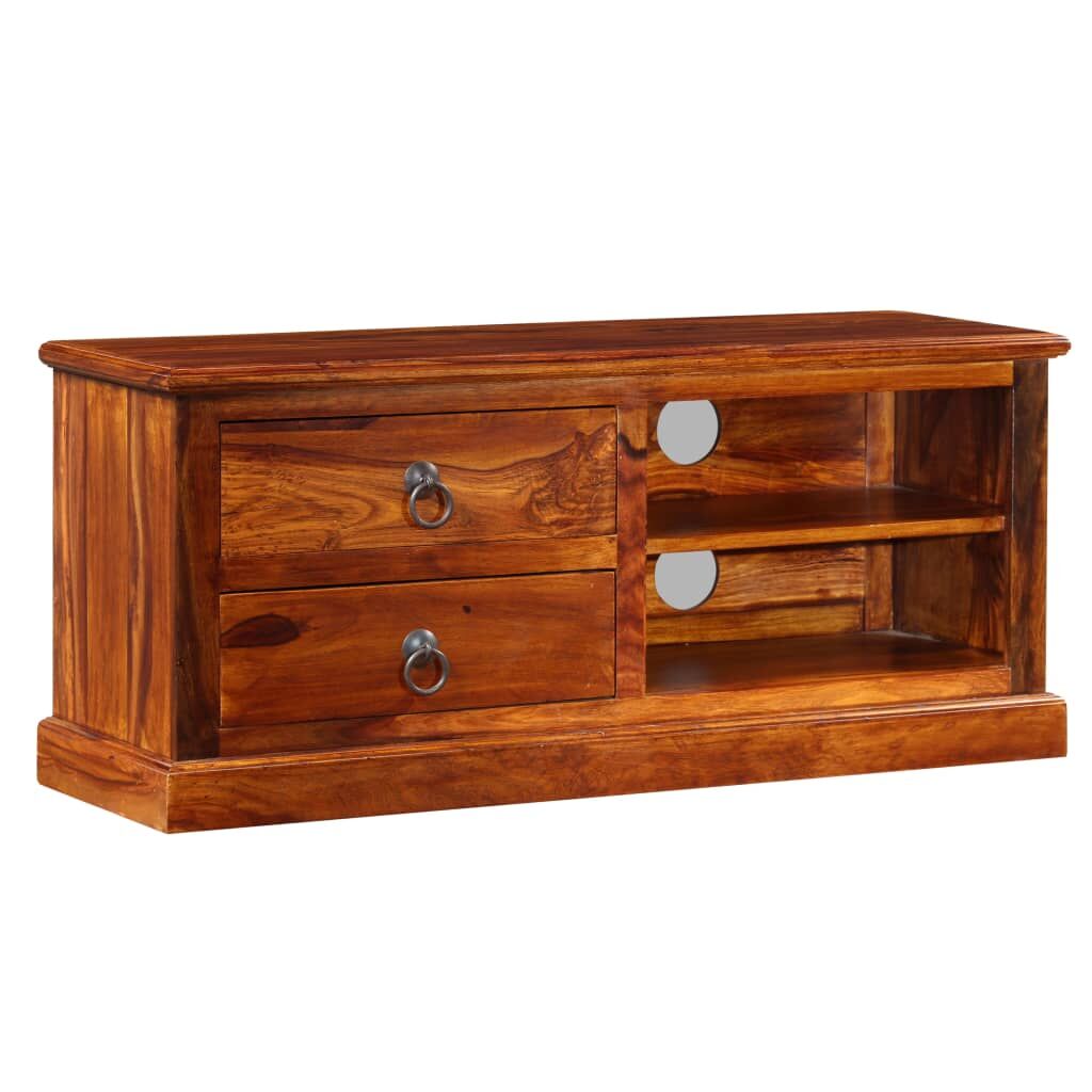 TV Cabinet Solid Acacia Wood 90x30x40 cm Price