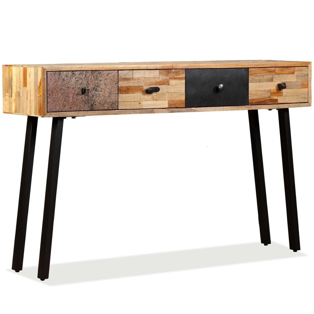 Console Table 120x30x76 cm Solid Reclaimed Teak Price