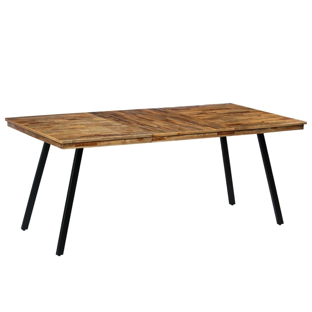 Dining Table Reclaimed Teak and Steel 180x90x76 cm Price