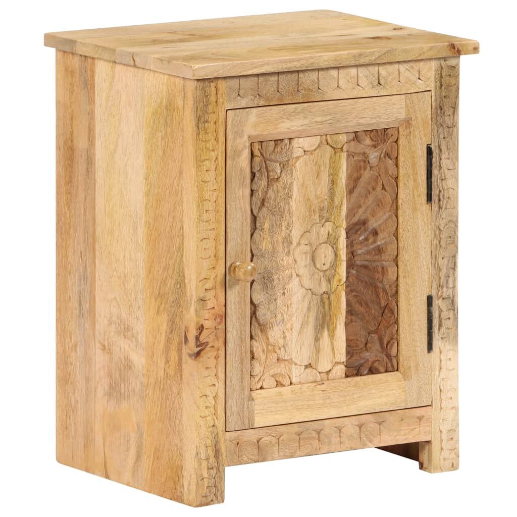 Bedside Table Solid Mango Wood 40x30x50 cm Price