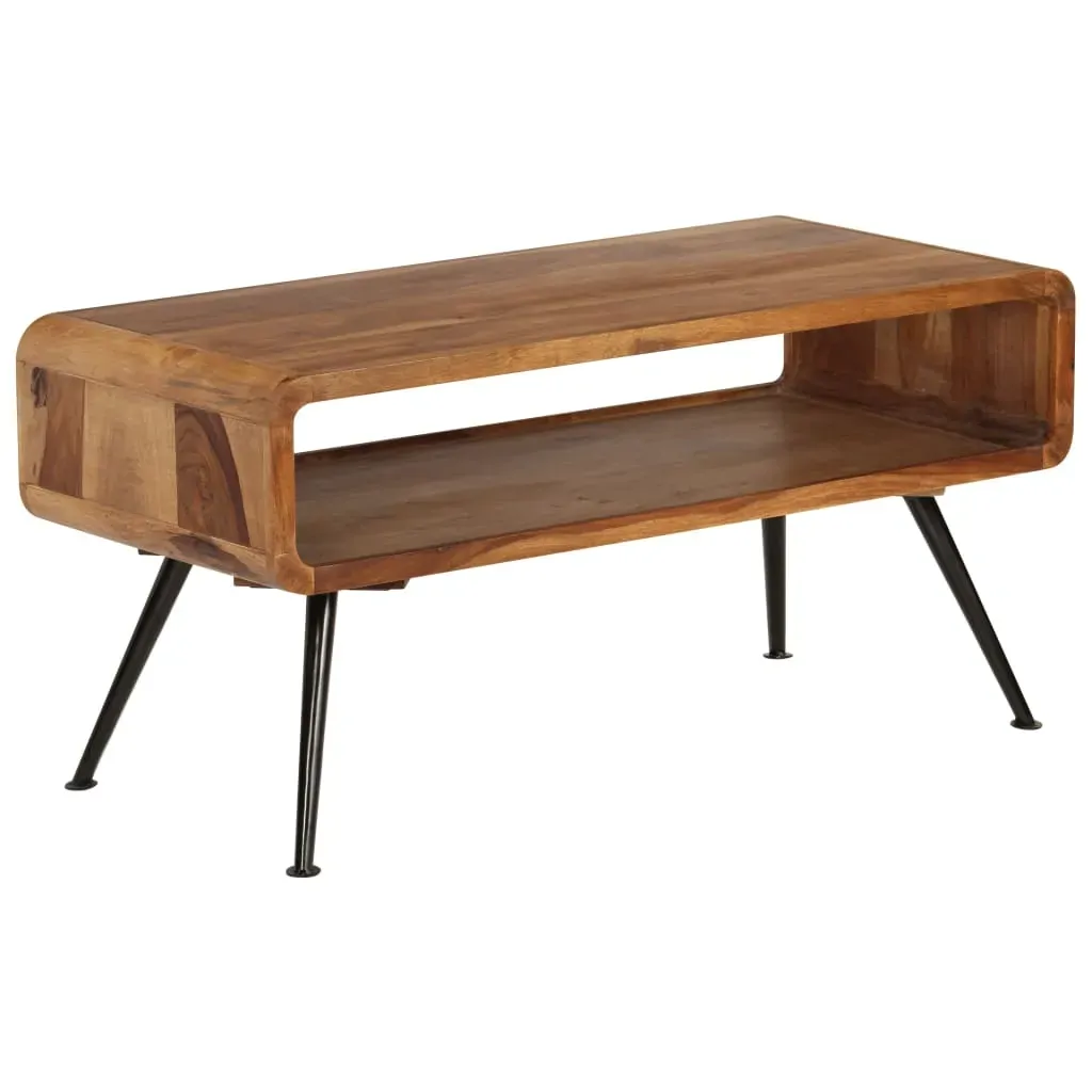 Coffee Table Solid Acacia Wood 95x40x45 cm Price