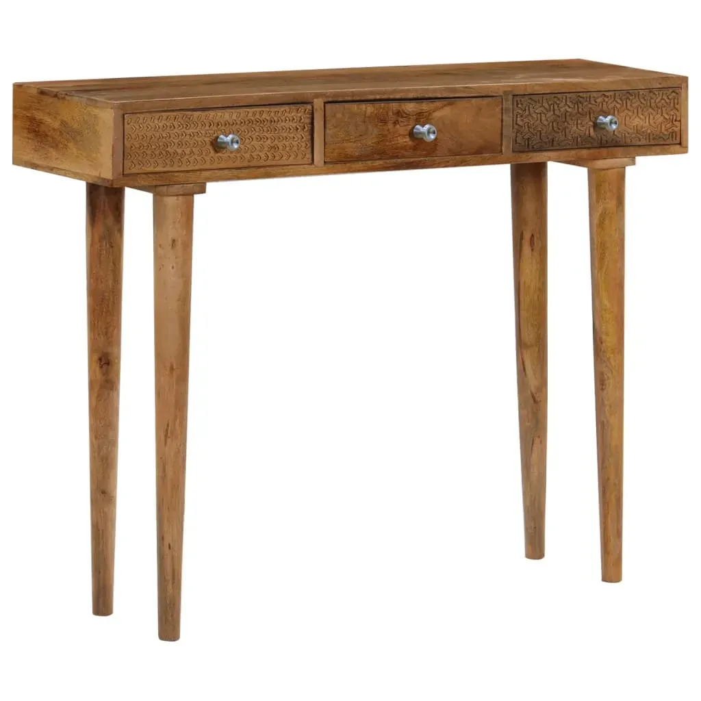 Console Table Solid Mango Wood 102x30x79 cm Price