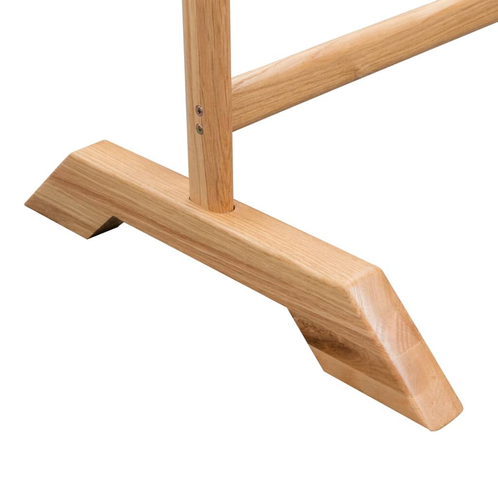 Clothes Racks 2 pcs Solid Oak Wood Price