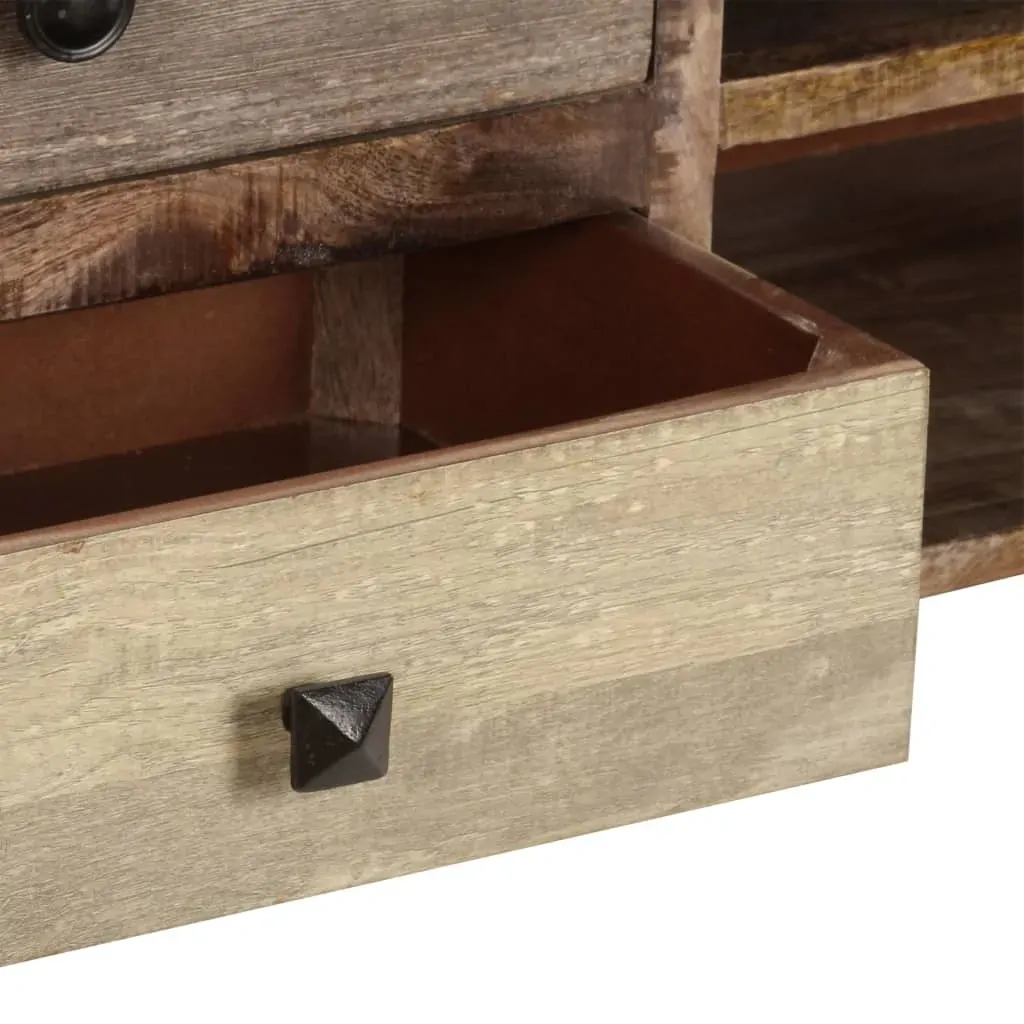 TV Cabinet 118x30x40 cm Solid Mango Wood Price