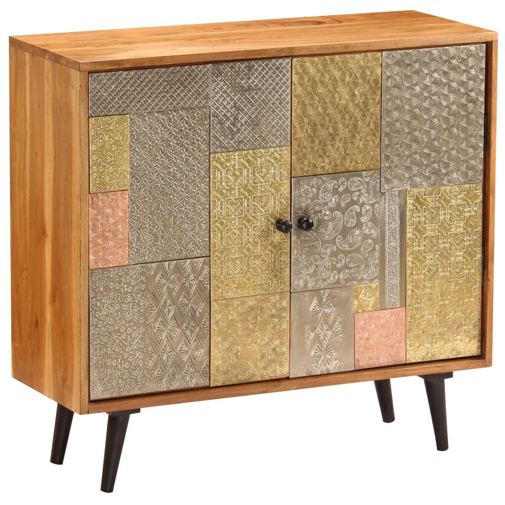 Sideboard 80x30x75 cm Solid Acacia Wood Price