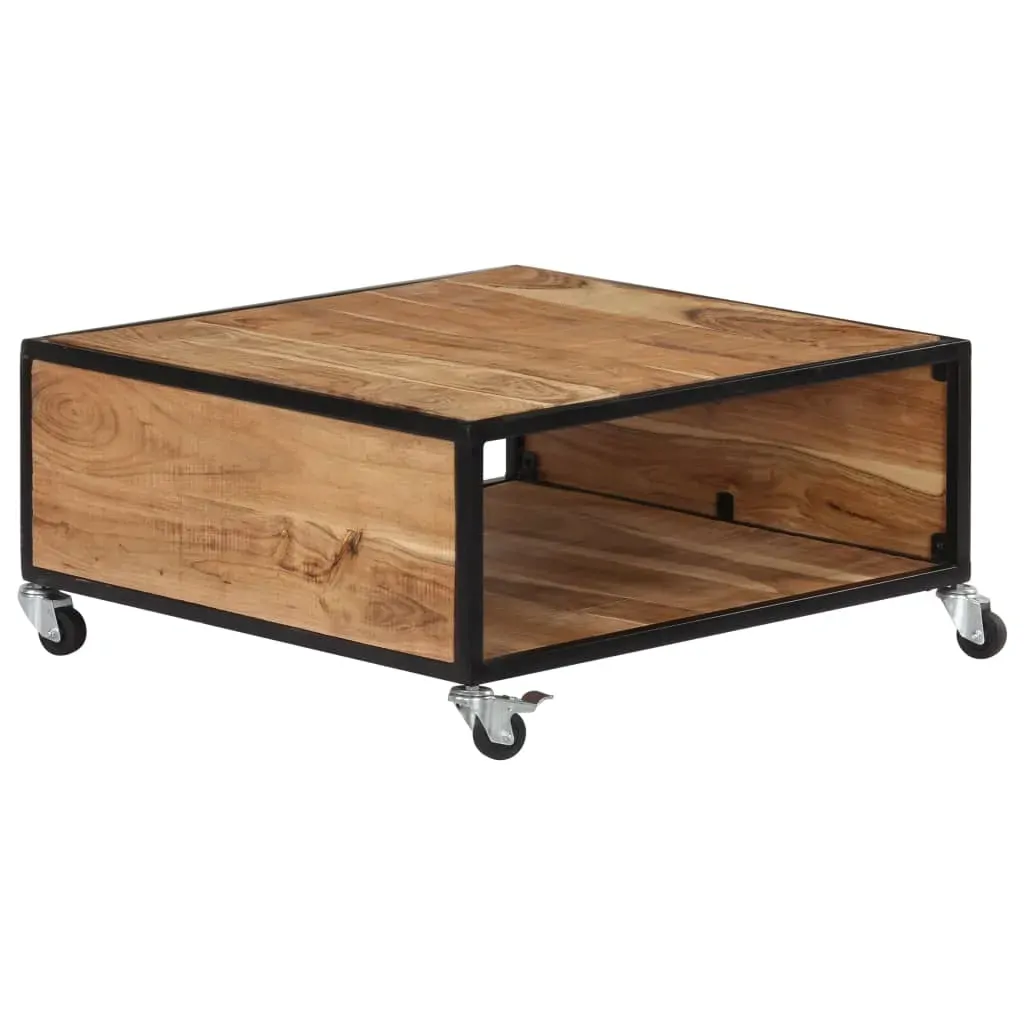 Coffee Table 70x70x32 cm Solid Acacia Wood Price