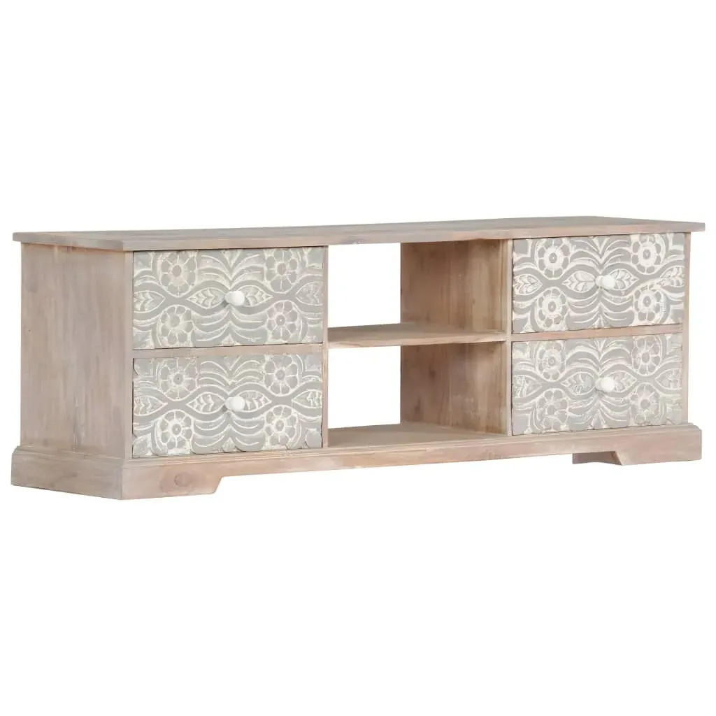 TV Cabinet 120x30x40 cm Solid Acacia Wood Price