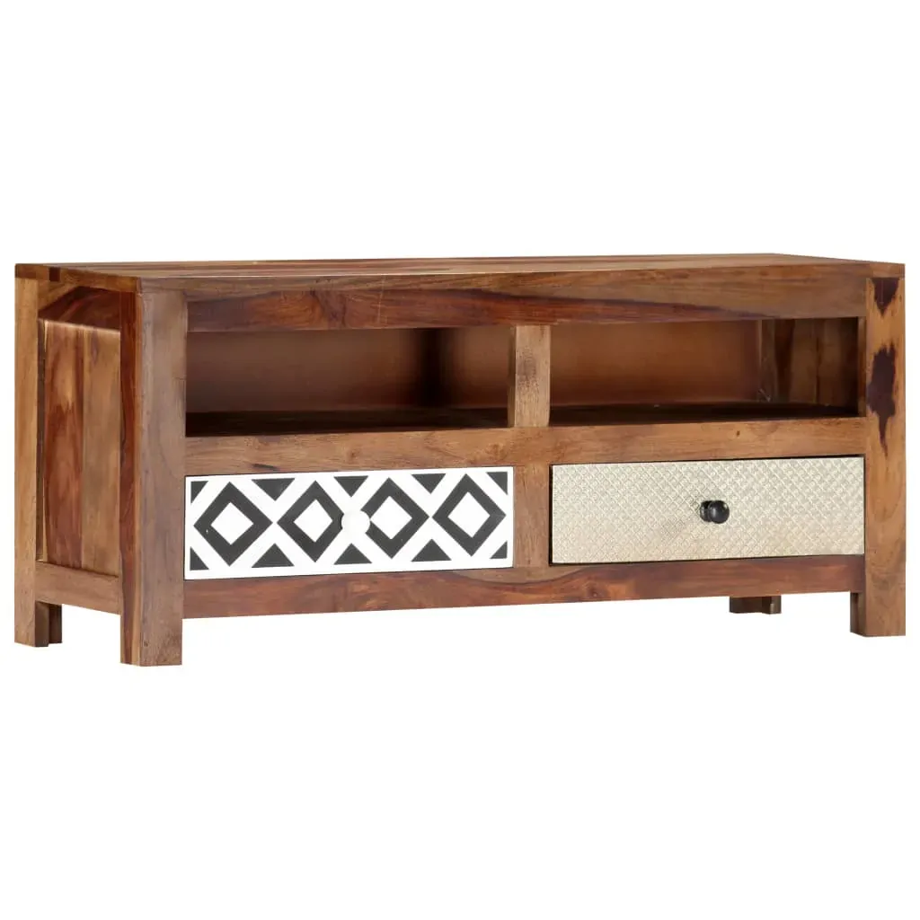 TV Cabinet 90x30x40 cm Solid Acacia Wood Price