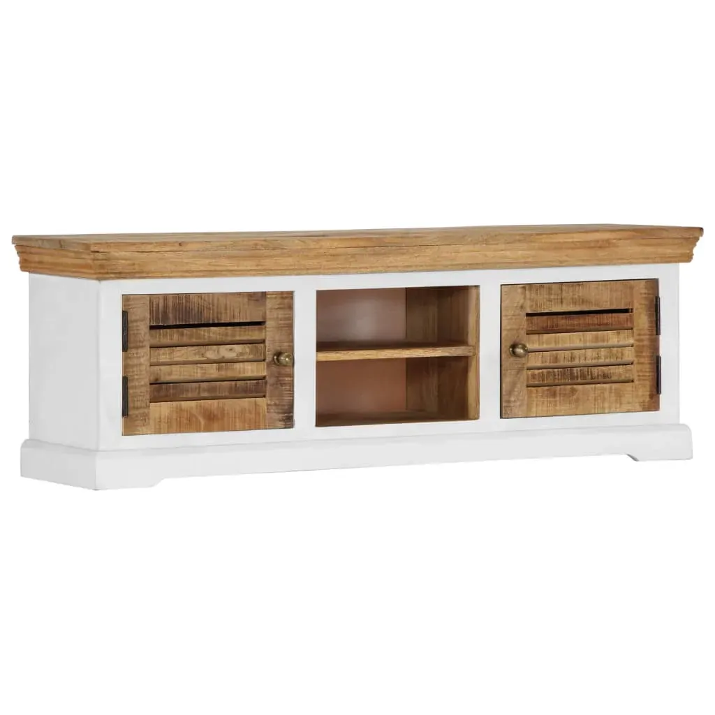 TV Cabinet 118x30x40 cm Solid Mango Wood Price
